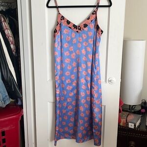 Equipment femme 100% silk slip dress